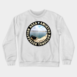 Amistad National Recreation Area circle Crewneck Sweatshirt